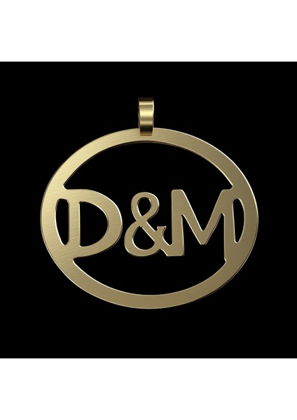 8 Ayar Altın Kolye Ucu D&m GM10979 0.5 gr fırsatları