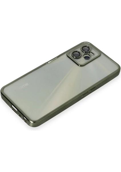 Realme C35 Kılıf Lensli Silikon - Yeşil fırsatları