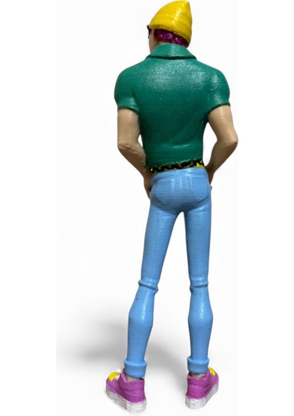 Hd Abby Kpop Saja Tarzı – El Boyama 3D Koleksiyon Figürü | Demon Hunters Esintili, Fanart Tasarım modelleri