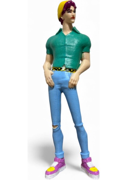 Hd Abby Kpop Saja Tarzı – El Boyama 3D Koleksiyon Figürü | Demon Hunters Esintili, Fanart Tasarım fırsatları