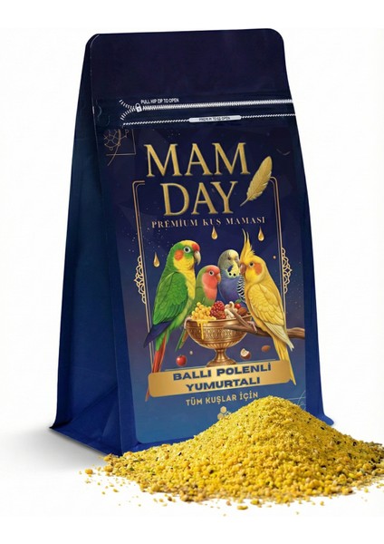 Tam Profesyonel Ballı Polenli Yumurtalı Muhabbet Kuşu , Sultan Papağanı , Kanarya Maması 750 Gr. modelleri