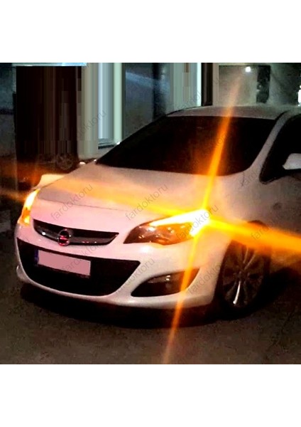 Fardoktoru Opel Astra J Turuncu Drl Ampulü Flösher T20