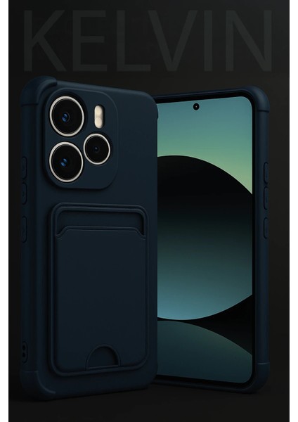 Xiaomi Redmi Note 14 4g Kelvin Kartvizitli Silikon - Lacivert fiyatları