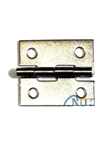 Tavla Menteşesi 3cm, No:1/4 - Nikel, 120 Adet - Lisinya