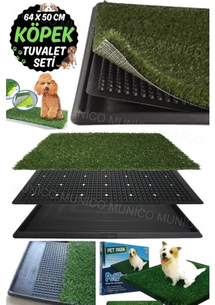 Yıkanabilir 3 Katmanlı Köpek Tuvalet Eğitim Seti, Pratik ve Temiz Kullanım