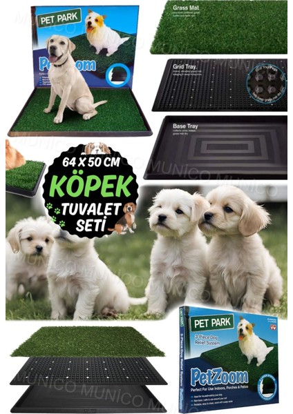 Yıkanabilir 3 Katmanlı Köpek Tuvalet Eğitim Seti, Pratik ve Temiz Kullanım