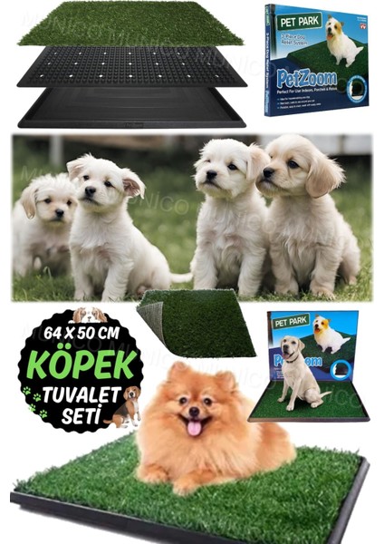 Yıkanabilir 3 Katmanlı Köpek Tuvalet Eğitim Seti, Pratik ve Temiz Kullanım