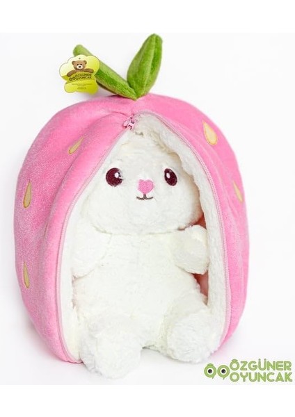 Özgüner Oyuncak 40 cm Pelüş Çilek Tavşan,tavşan Pelüş Hayvan, Pelüş Hayvan, Çilek, Paskalya Tavşanı, Pelüş Kulaklı Çilek Çanta,peluş Çilek Tavşan, Çilek, Pelüş, Paskalya Hediye fiyatları