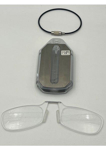 Burun Üstü Pratik Mini, Anahtarlıklı MAVİ Yakın Gözlüğü