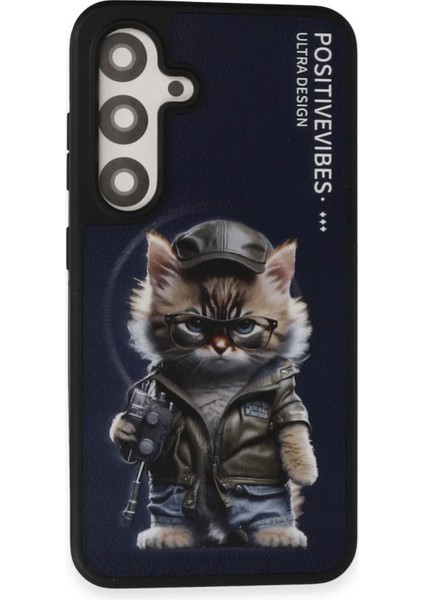 Samsung Galaxy S24 Fun Magsafe Kapak - Lacivert