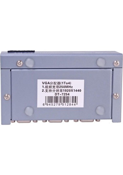 250MHZ 1to4 VGA Splitter Dağıtıcı Monitör Çoklayıcı modelleri