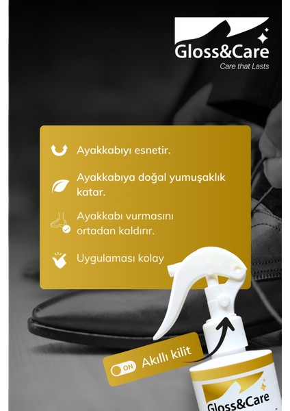 Shoeflex™ Ayakkabı Streç Deri Yumuşatıcı Sprey Ayakkabı Vurması Sıkması Önleyici Spreyi 250 ml fiyatları