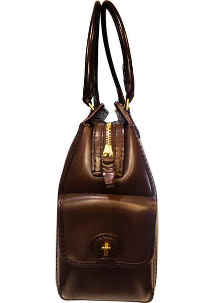 Kadın El Yapımı (Handmade) Hakiki Deri El ve Omuz Çantası Ertica modelleri