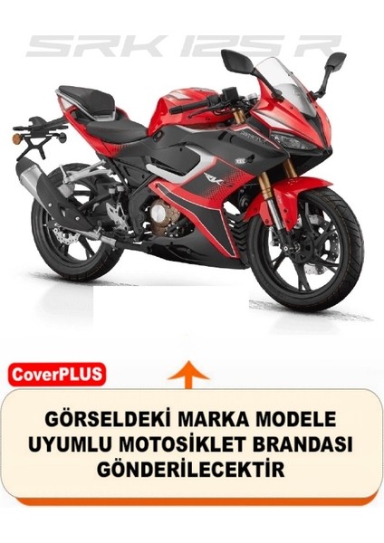 Rks RK125-R Reflektörlü Siyah (Arka Çanta Uyumlu) Motosiklet Brandası,motor Branda Motor Örtüsü (Güvenlik Kilidi ve Bağlantı Tokalı) fiyatları