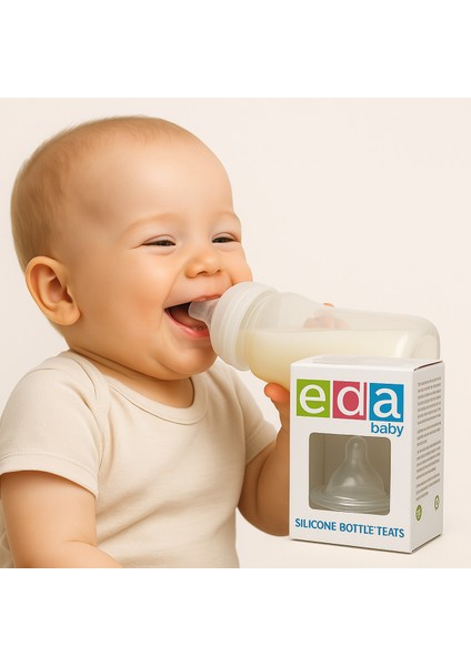 Yumuşak Silikon Biberon Başlığı 10’lu + Pişik Kremi Hediye