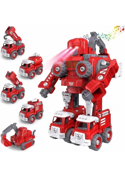 Bfs 5in1 Zapp Toys Sesli ve Işıklı Sök Tak Robot modelleri