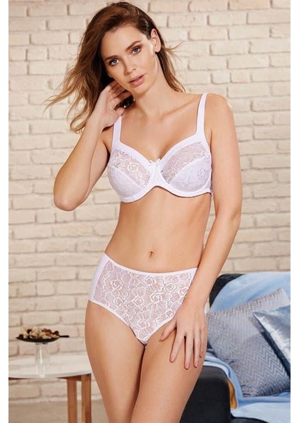 Arias Closet Balenli Desteksiz Dolgusuz Toparlayıcı Dantelli Küçültücü Sütyen ve Külot Takım fiyatları