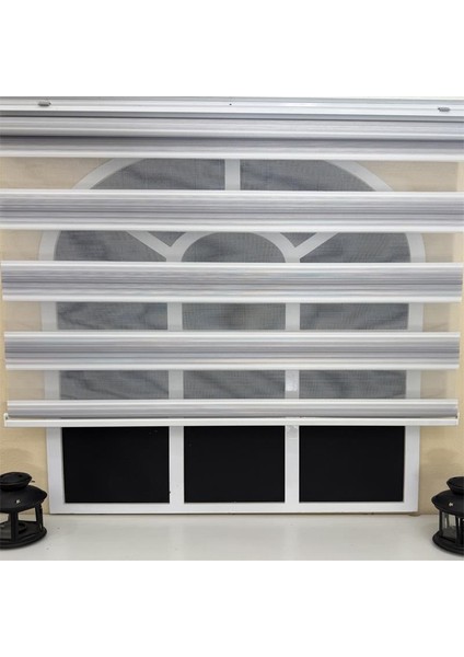 Gri Renk Geçişli Zebra Stor Perde fiyatları