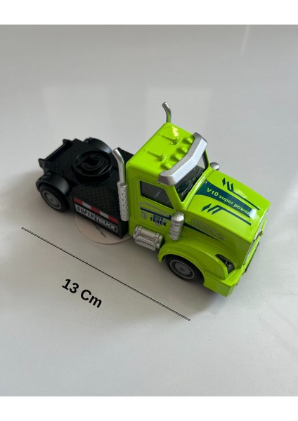 Metal Çek Bırak Tır Kafası Araba 13X5 cm Yeşil fiyatları