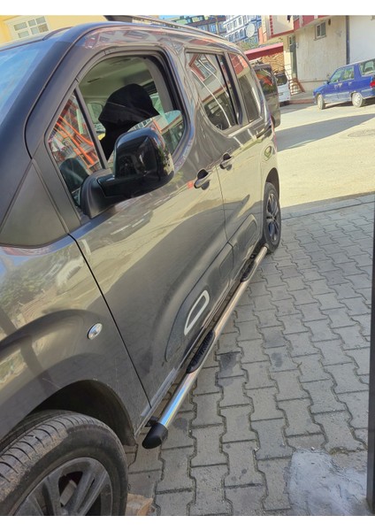 Toyota Proace (2019-2025) | Al-Kar V2 Modeli Yan Basamağı + Arka Koruma Bar (2mm Çok Sağlam)