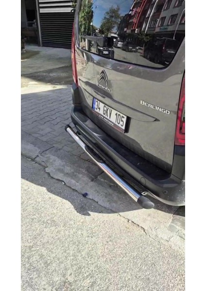 Toyota Proace (2019-2025) | Al-Kar V2 Modeli Yan Basamağı + Arka Koruma Bar (2mm Çok Sağlam)