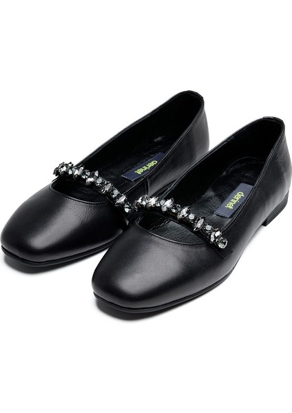 Hakiki Deri Taşlı Kadın Babet fiyatları