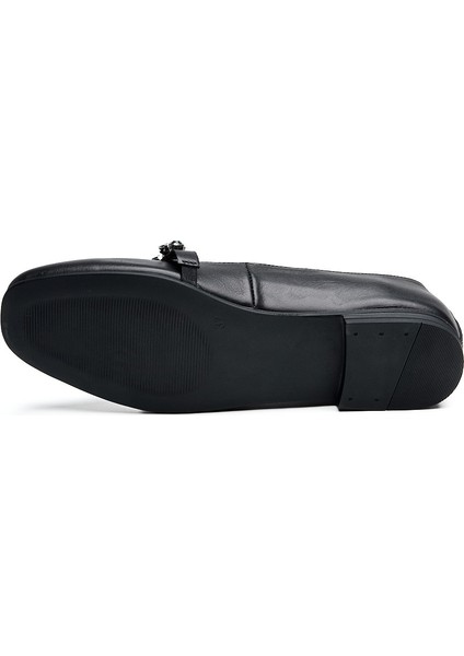 Hakiki Deri Taşlı Kadın Babet indirimleri