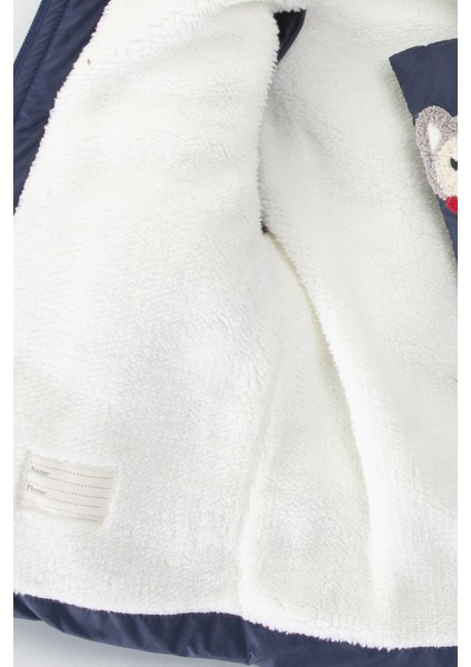 Su Geçirmez Içi Kürklü Peluş Fermuarlı Kalın Kapüşonlu Şişme Kar Kışlık Erkek Bebek Mont Çocuk Kaban fırsatları