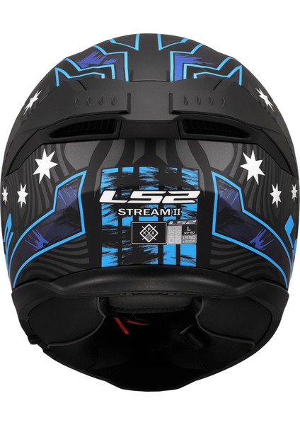 Stream 2 Galdam Mat Siyah-Mavi Kask fırsatları