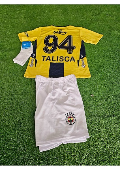 Fenerbahçe 2024/25 Talısca Yeni Sezon Çocuk Iç Saha Forması 4lü Set