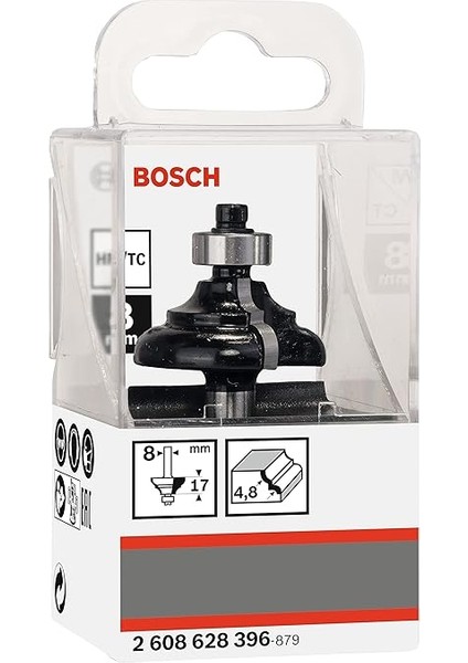 2 608 Aksesuarı 628 396 Profil Freze C 8 Mm, R1 4,8 Mm, G 9,5 Mm, L 14,3 Mm, G: 57 mm fiyatları