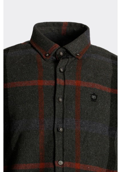 Erkek Kışlık Oduncu Gömlek Haki 7205 fiyatları