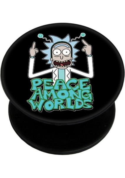 Popsocket Dijital Baskılı Telefon Tutacağı Telefon Parmak Tutucu Popsoket PS1571