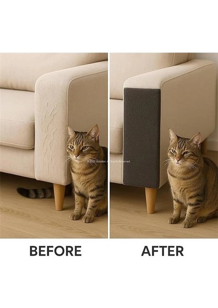 - Kedi Tırmalama Matı Koltuk Kenarı Koruyucu Antrasit Renkli Yapışkanlı Tırmalama Pedi fırsatları