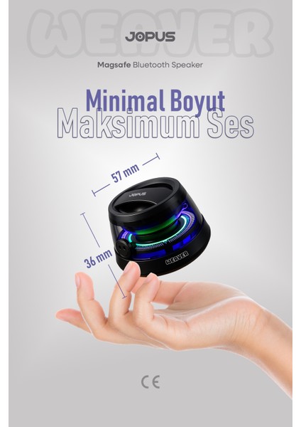 Weaver Magsafe Mini Mini Bluetooth Hoparlör indirimleri