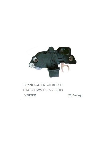 Konjektör Bosch T.14.3V.BMW E60 5.20I/E83 X3 Com 05>
