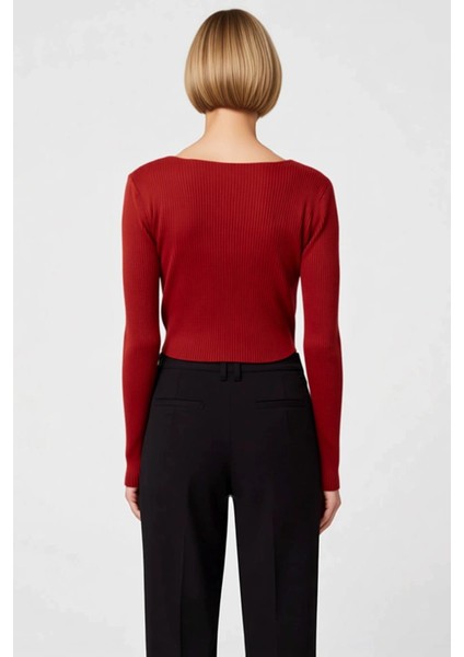 Kadın Bağlama Detaylı Crop Triko Bluz ve Hırka Takımı Bahar Kombinlerinin Şık ve Rahat Parçası indirimleri