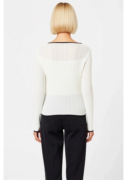 Kadın V Yaka Saç Örgü Triko Hırka Fonksiyonel Dayanıklı Kaliteli Konforlu Estetik Premium Şık indirimleri