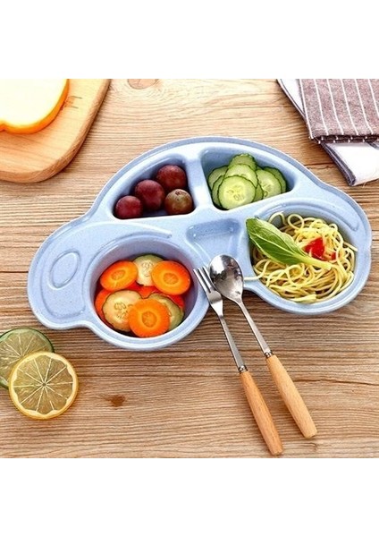 Buffer® Bebekler Için Araba Şeklinde Sevimli Mama Tabağı Çocuk Tabldot