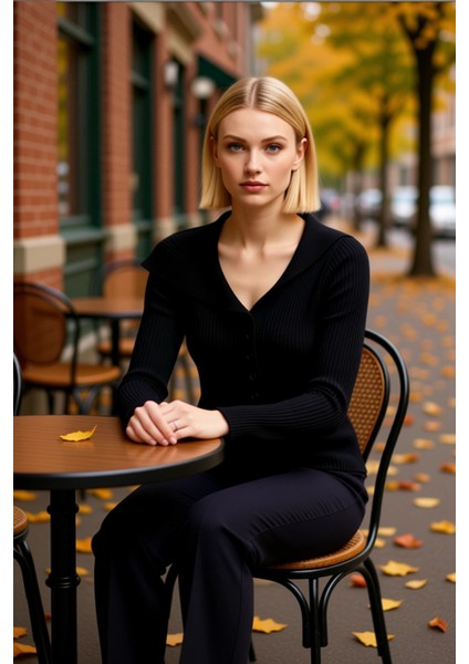 Kadın Fitilli Triko Hırka Vücudu Saran Kesim Şık Merserize Görünümlü Modern Örgü Tasarım Spor fiyatları