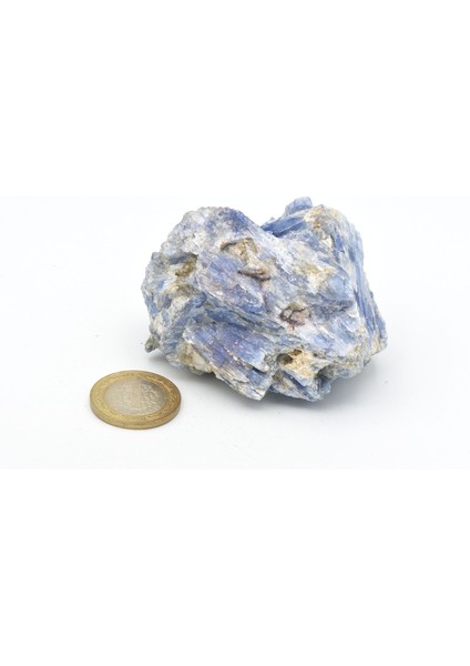 Hakiki Doğal Mavi Kyanit Taşı Kaya Parçası 258 Gram indirimleri