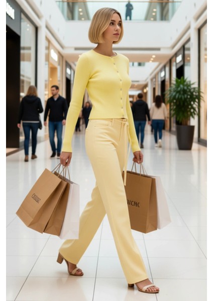 Merserize Görünümlü Fitilli Triko Hırka Kadın Gardırobunun Vazgeçilmez Parçası modelleri