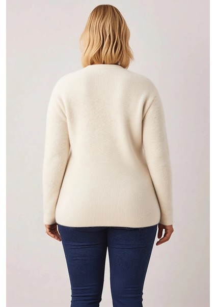 Kadın Gardırobunun Vazgeçilmezi V Yaka Yumuşak Dokulu Konforlu Triko Hırka Günlük Şıklık Şık indirimleri