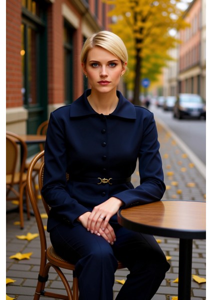 Kadın Kemerli Polo Yaka Düğmeli Triko Ceket Günlük Şıklığınızı Tamamlayacak Özel Bir Parça fiyatları