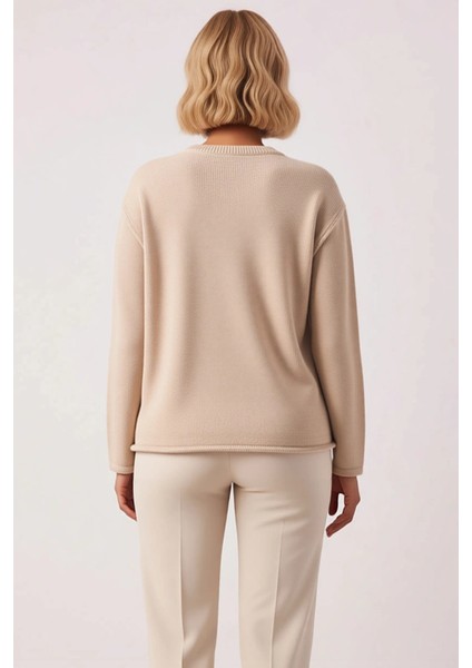 Kadın Rahat Kalıp V Yaka Triko Hırka Şık ve Konforlu Günlük Giyim Seçeneği Fonksiyonel Spor indirimleri