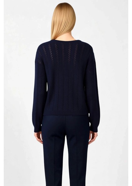 Kadın Pamuk Akrilik Karışımlı Triko Hırka Bağlamalı Ön Detaylı Uzun Kollu Günlük Şıklık ve Konfor indirimleri