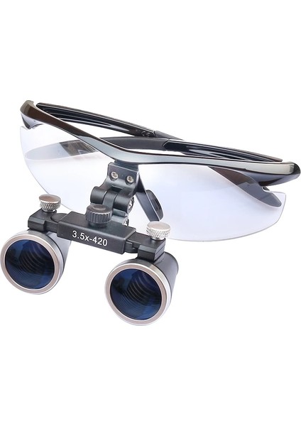 3.5X420MM Diş Cerrahi Gözlük Lens Büyüteç,taşıma Çantalı