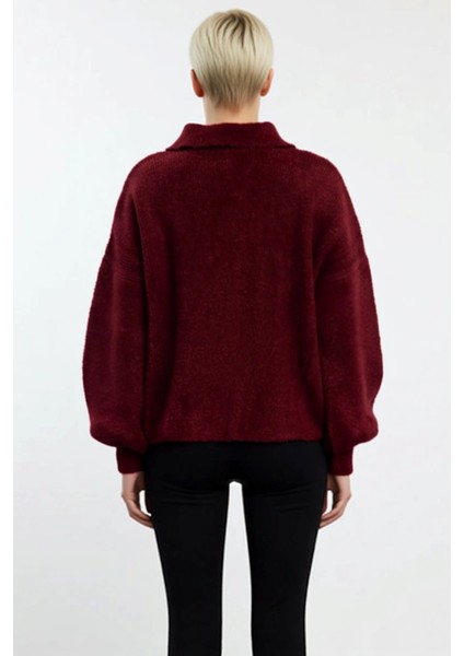 Kadın Yumuşak Dokulu Oversize Triko Hırka Mont Görünümlü Şıklık ve Sunan Tasarım Dayanıklı indirimleri