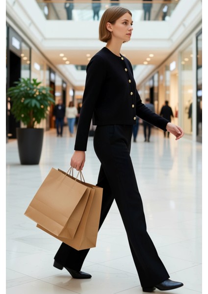 Kadın Crop Triko Hırka Düğme Detaylı Şık ve Rahat Günlük Kombinler Özel Iplik Dokuma Zarif modelleri