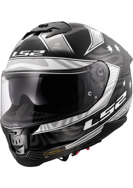 Stream 2 Galdam Siyah-Beyaz Kask